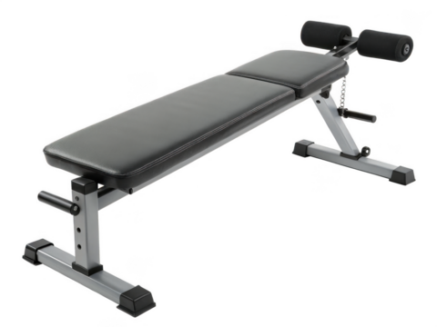 Sit-up bench png gym abdominal workout bench png fitness sit-up equipment png strength training bench png core workout bench png transparent background image