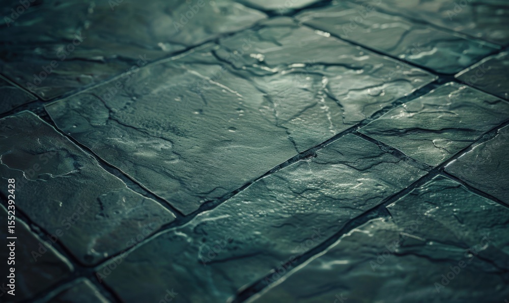 Poster dark stone floor tiles texture background material architecture design