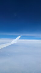 view from airplane window