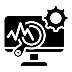 Obraz premium system Solid icon