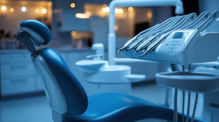 Modern Dental Clinic: Chair and Equipment