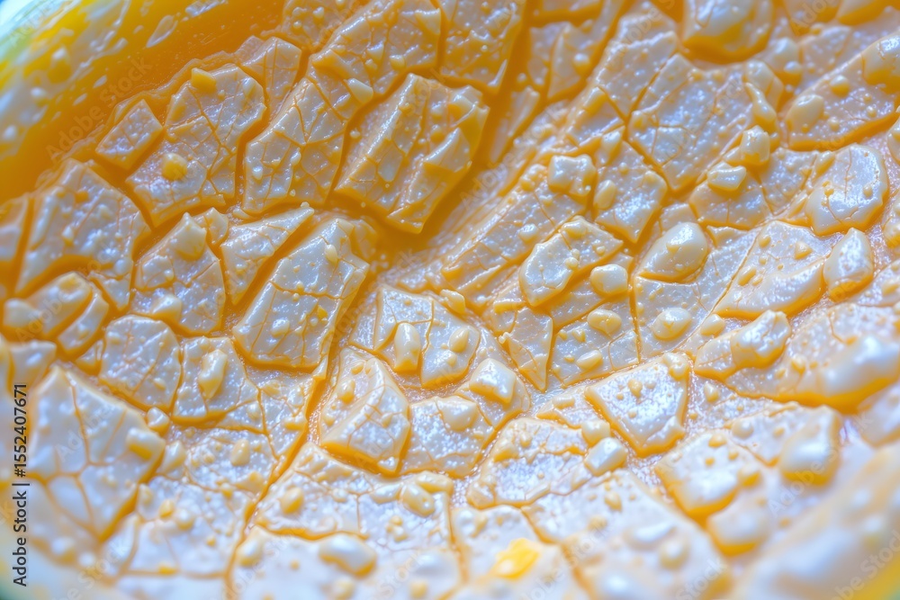Poster unveiling nature's texture: a close-up view of an intriguing pattern of a natural element, revealing