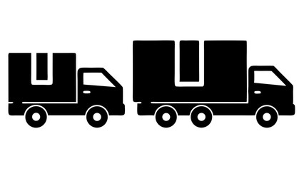 vector truck icon