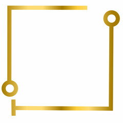 Luxury Golden Square Border