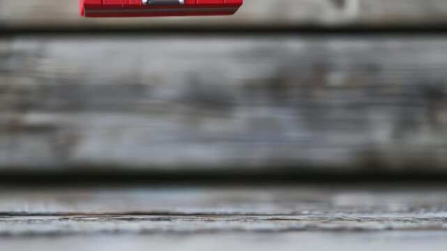 Small Red House Model Symbolizes Home Ownership and Property Investment for Real Estate Success