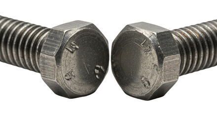 Detailed Metal Bolt Screw Hardware Transparent Background