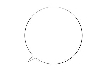 Speech Bubble, Blank Text Box, Communication Icon, vector
