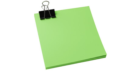 Green Memo Paper Clip Transparent PNG For Notice Office Reminder