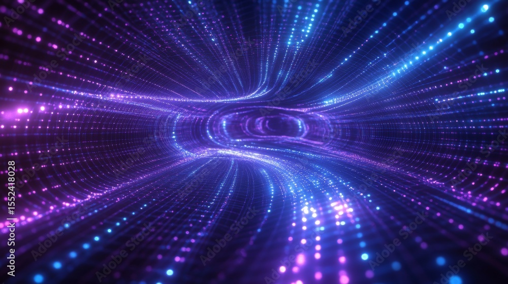 Aufkleber futuristic abstract event digital realm background content high-tech environment immersive perspecti