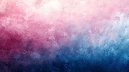 Fototapeta premium Abstract watercolor painting with a gradient of pinks, purples, and blues.