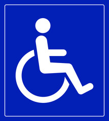 Accessibility Icon: A classic depiction of accessibility. Featuring the universal symbol of inclusivity, a person in a wheelchair, this image represents ease of access and equal opportunity for all.