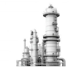 Fototapeta premium Industrial Plant Structure Design