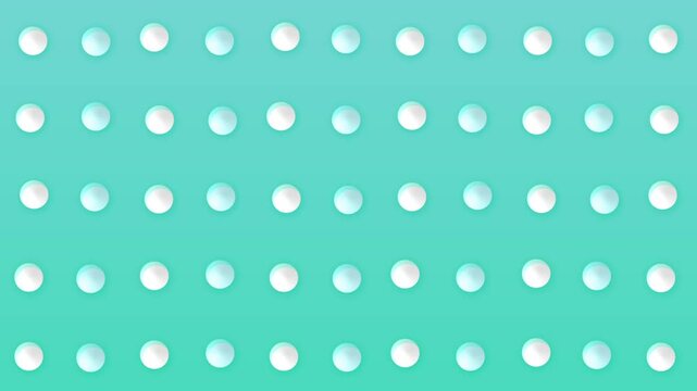 Pattern wiggle of Circle dew on Sea blue shade background