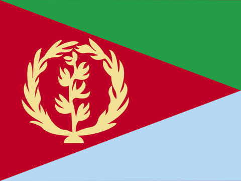 Eritrea Flag Icon – Clean and Minimalist SVG Vector Symbol of the National Flag of Eritrea

