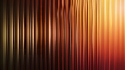 Bold red and yellow background featuring curved lines creating an abstract waveform design with vibrant energy
