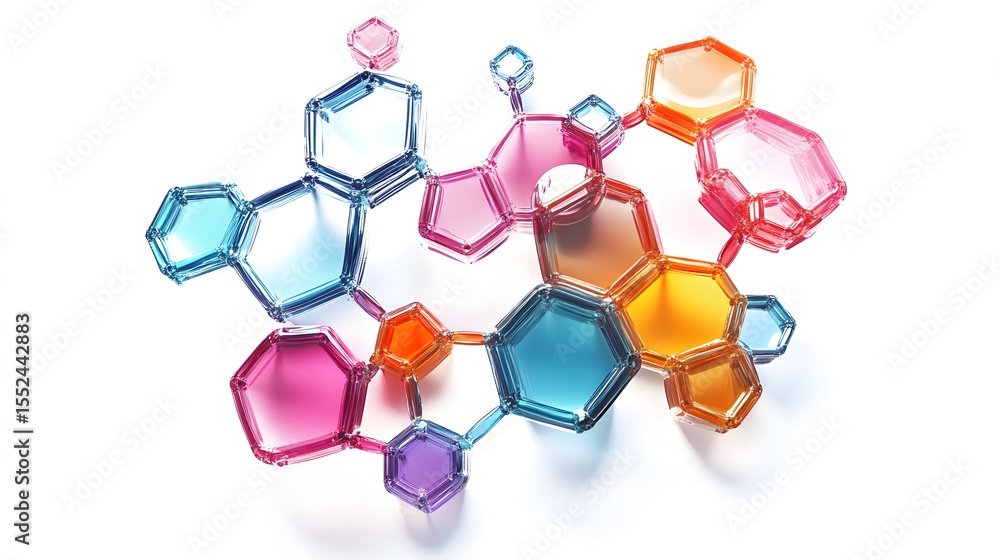 Poster vibrant collection of colorful glass beads arranged in a unique pattern creating an eye-catching vis