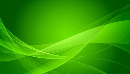 Naklejka premium Green curved abstract motion background 