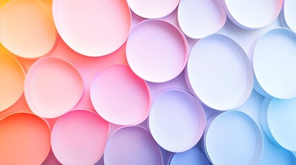 Vibrant colorful background with overlapping circles forming an abstract design that evokes creativity and emotion