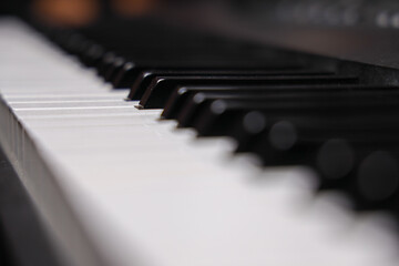 piano keyboards close up piano