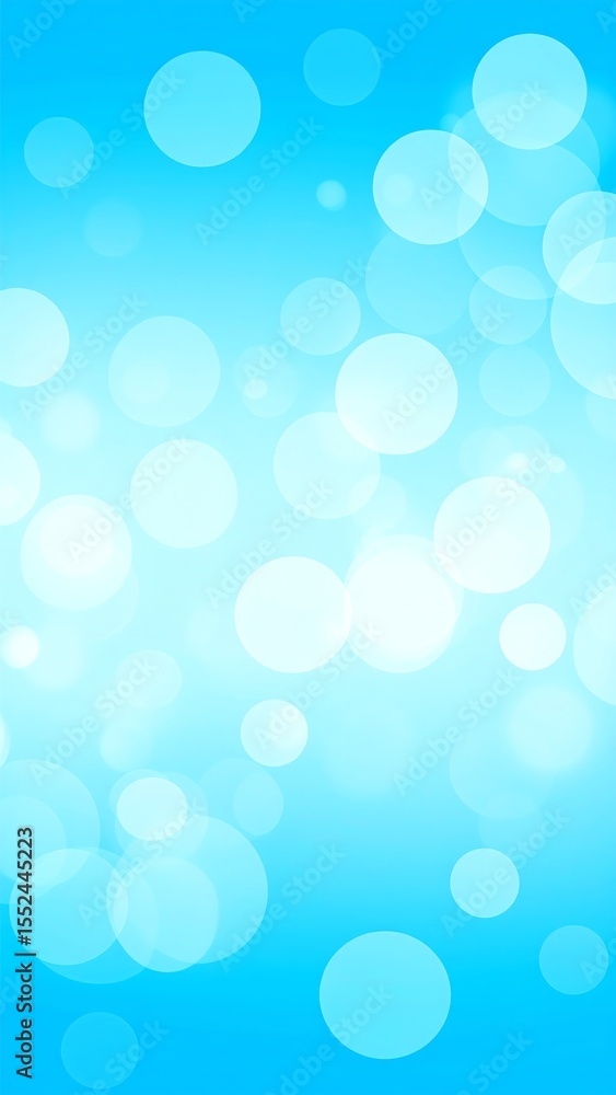 Aufkleber modern blue background featuring repeating white circles for a unique and trendy design element in g