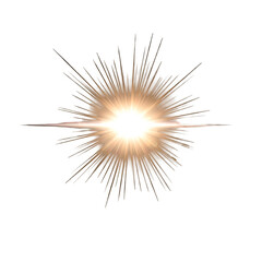 Obraz premium Isolated Illustration of Light Explosion with Flare for Background