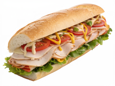 Turkey sub png deli turkey sandwich png turkey sub sandwich png cold cut turkey sandwich png hoagie sandwich png transparent background image