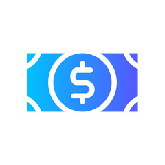 money gradient icon