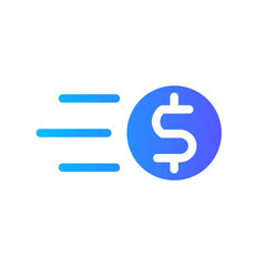 money gradient icon