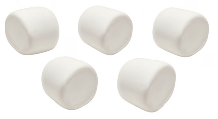 Isolated Marshmallow Png Sweet White Candy Food Dessert Background