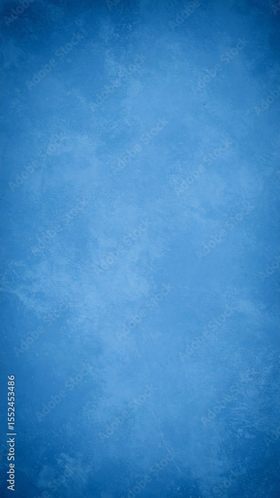 Poster simple yet elegant blue background framed with a clean white border creating a minimalist and modern