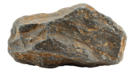 Isolated Rock Mineral Stone Texture Rough Geology Transparent Element