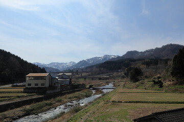 日本　新潟の風景