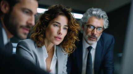 Diverse group collaborates during a strategic business meeting in a modern office discussing innovative ideas and solutions