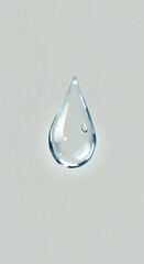 drop of water on glass