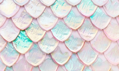 Iridescent scales texture background pattern in fantasy decorative design