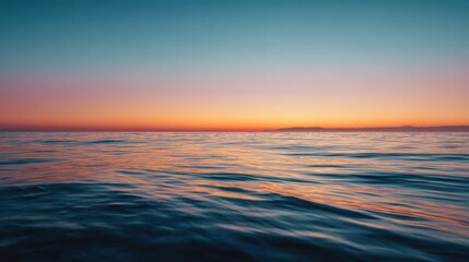 Obraz premium A Timeless And Calm Tropical Sunset Scene