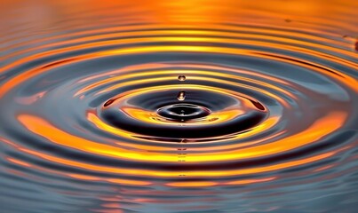 Water ripple concentric pattern texture backdrop liquid surface circle