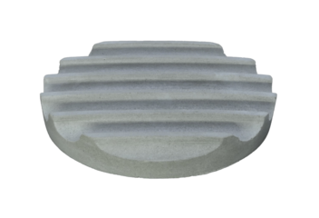 Concrete template podium pedestal for show cosmetic or skin care products display on transparent background png file