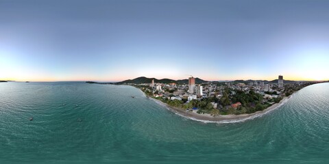 First light touches the ocean as the day begins — golden skies, calm seas, and nature in perfect...