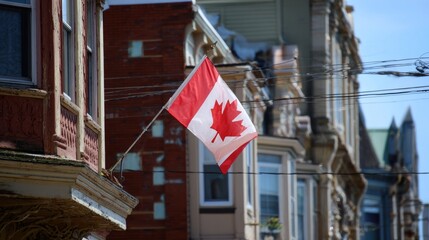 Canadian flag in Halifax 