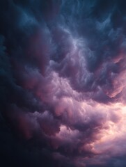 Intense Storm Clouds Coming Together