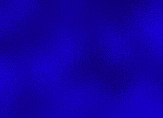 Blue Foil Texture Background with Glass Effect, Illustration. Abstract gradient bright and shiny light reflection rough texture