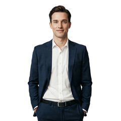 confident smiling business professional