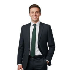 confident smiling business professional