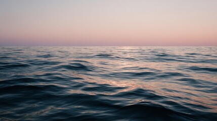 Fototapeta premium The Huge And Limitless Ocean At Sunrise