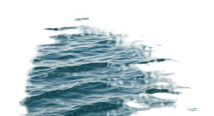 Blue Water Wave Transparent Background Illustration Detailed Visual