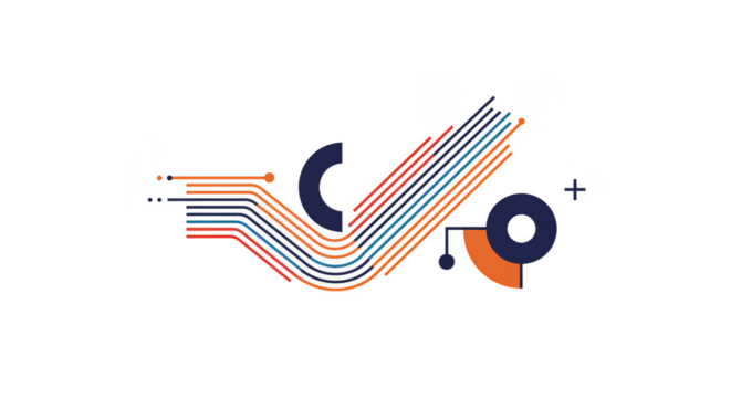 Colorful Abstract Background Illustration with Transparent Modern Design