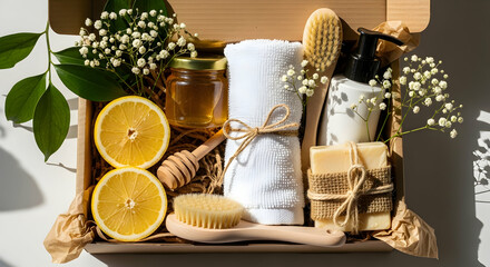 Eco-Friendly Zero Waste Self Care Kit with Natural Ingredients in a Box