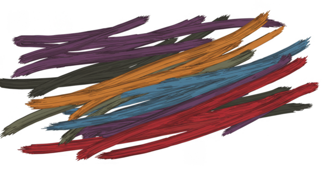 Colorful Stroke Scribble Texture Abstract Background Design Illustration