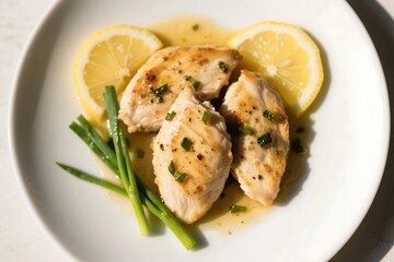 Chicken Piccata with Lemon Sauce 